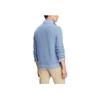 Polo Ralph Lauren FW23 Pony Logo Embroidered Half-Zip Long Sleeve Knit Sweater Men Sweater Sky-Blue MNPOSWE16810318-B28