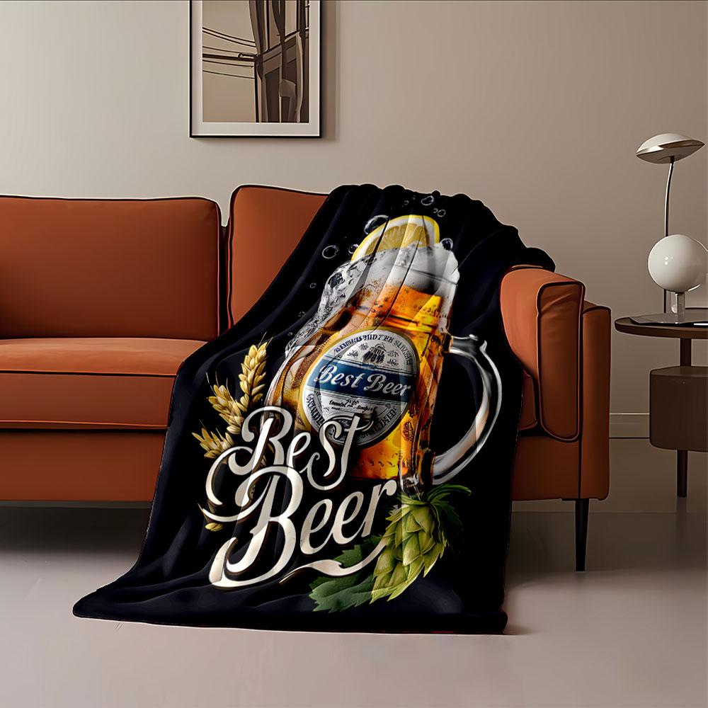 Best Beer Mug Design Blanket for all seasons blanket lunch break throw gift