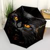 1pc Cat faceOpen/Close Umbrella-Windproof, Compact Travel Umbrella, Sturdy 8-Rib Shaft, Outdoor Accessory1187