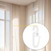 92MF 100Pcs S Shape Curtain Rails Gliders Hooks Sliders Clip Set for Easy Glides and Stability In Bedroom and Living Room