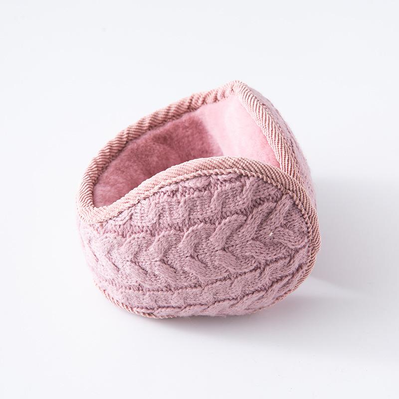 Unisex Warm Knit Earmuffs Winter Outdoor Ear Warmer Thicken Plush Winter Warm Fleece Earmuff Outdoor Warmer Cycling  Ear Muffs