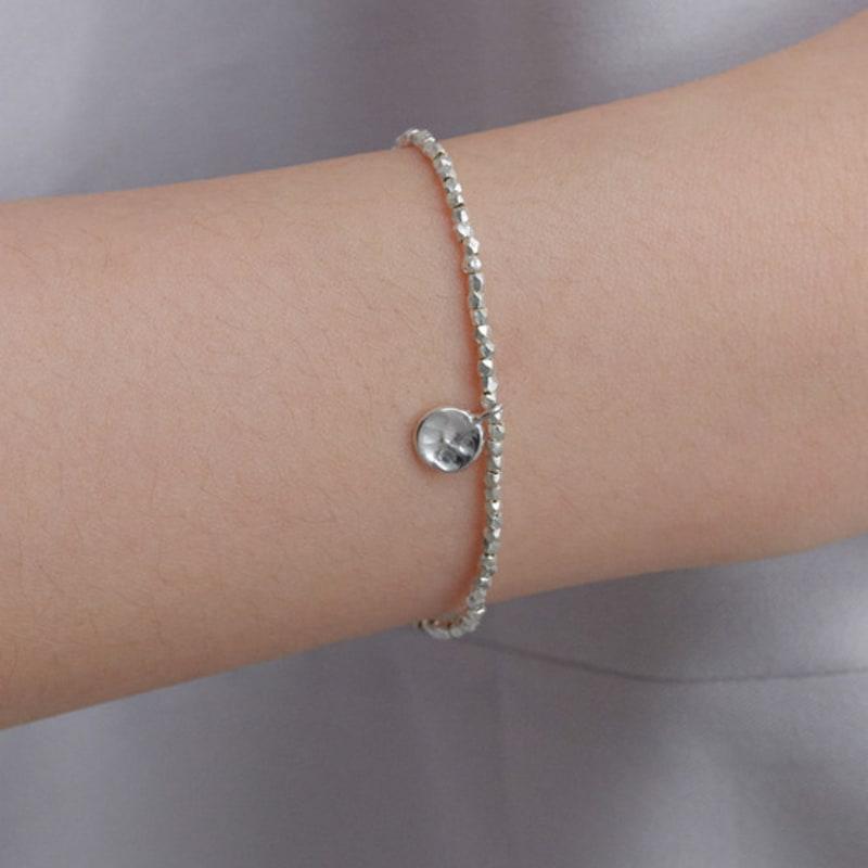 

byweekend Pebble bracelet silver