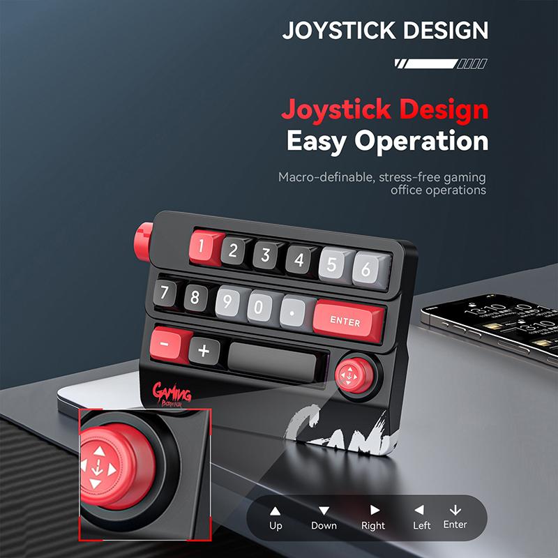 Mechanical Keypad 19 Key Macro Programmable Fully Hot Swappable Mechanical Switch 12 Color Rgb Light Gaming Mini Keyboard