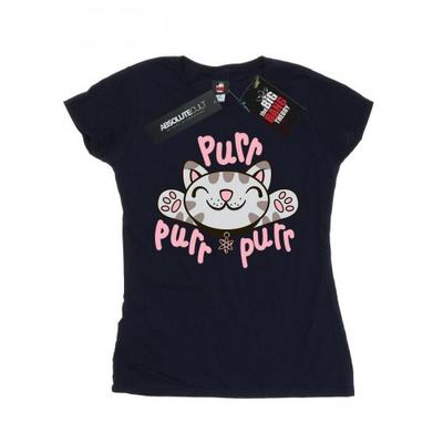 Big Bang Theory dames/dames zacht Kitty Purr katoenen T-shirt