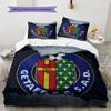 Getafe CF  Pattern Bedding Quilt Set  Home Decoration  Gift (1 * Duvet Cover + 2 * Pillowcase  Without Core)