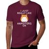 I Just Really Like Hamsters Ok T-Shirt anime tshirt tops anime shirts men