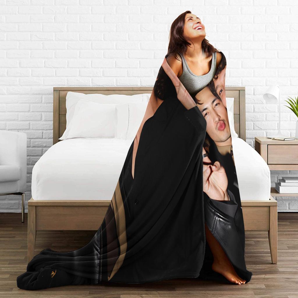 Heated Rivalry Flannel Blanket Soft Warm Bedding Throws for Bedroom Decorative Novelty Bedspread Sofa Bed Cover