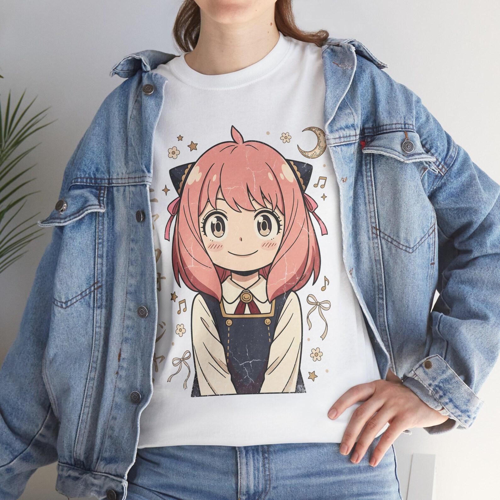 Spy x Family Anya Forger Anime T Shirt, Anya Forger tee, Cute Graphic Tee, Anime Streetwear S