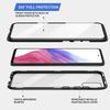 Suitable for Samsung A56 Double Sided Glass Mobile Phone Case A55 Magneto A36 Metal Magnetic Suction Full Pack Protection Case
