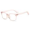 Rice Nails Anti-blue Light Square Computer Glasses for Women Men Short-sight Eyewear PC Prescription 0 to -6.0