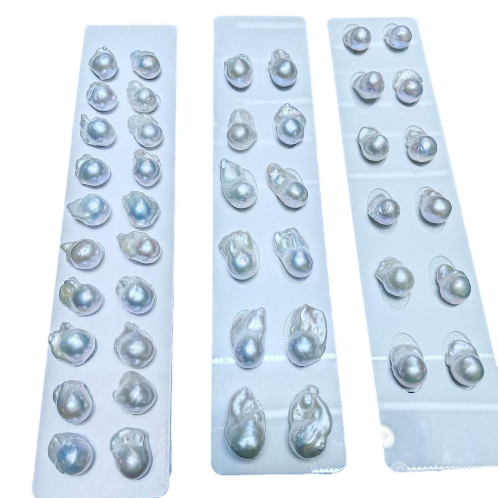 12-15mm Large Baroque Freshwater Pearl Fishtail Beads for DIY Earrings