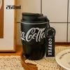 304 Edelstahl Isolierbecher Damen Herren Wasserflaschen Kaffeetasse Geschenk Tragbar Dual Drink Bürobecher Coca-cola Mode 2024