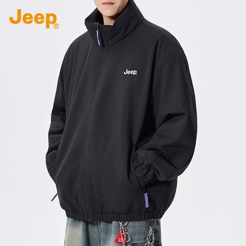 JEEP Men's 2025 Autumn/Winter Padded Windproof Baseball Jacket