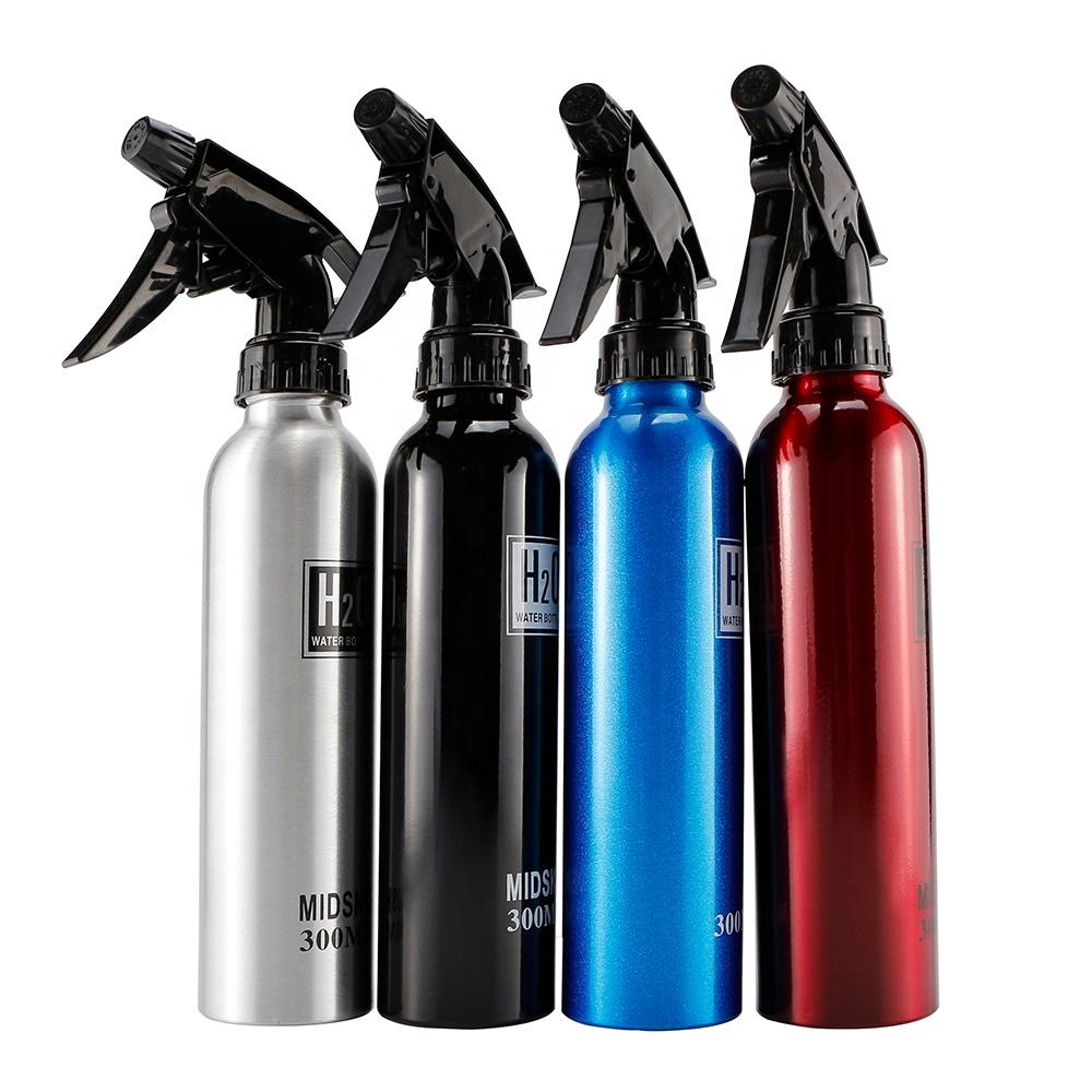 300ml500ml Spray Bottle Refillable Mist Bottle Dispenser Hairdressing Empty Bottle Aluminum Salon Water Can