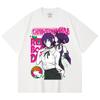 230 g/m² 100% Baumwolle Kettensägenmann V44 Reze Druck Unisex Schweres Baumwoll-T-Shirt