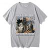 Funny Alpha Wolf Graphic Tshirt Unisex Unisex Hide Your Wife The Alphas Here Meme Casual Cotton Tee