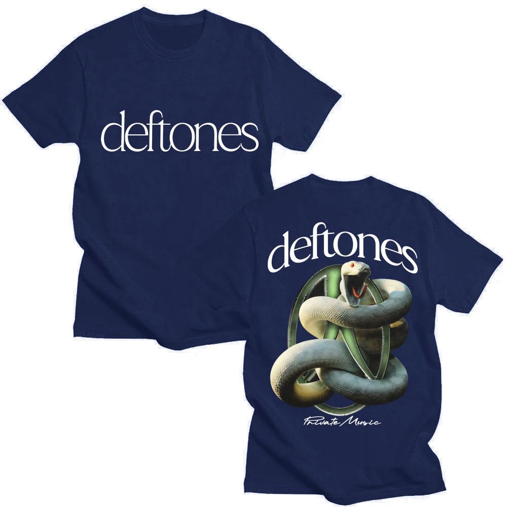 

Vintage Rock Band Deftones Private Music Album T Shirt Snake Fashion Vintage Punk Men Women T-shirt Cotton Oversized Casual Tees 4XL