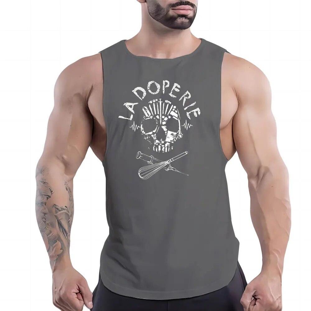 Men'S Four Seasons Casual Sleeveless Multi-Color Vest Casual Cartoon Quick Drying Men'S Simple Breathable Multi-Color Shirt