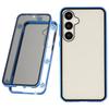 For Samsung Galaxy S25/S24 Case with Anti-Spy Screen Protector Tempered Glass Metal Phone Cover Magnetic Clasp