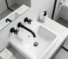 Sleek Chrome Finish Brass Bathroom Faucet Basin Mixer Tap for Basin