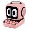 Little Magic Cube Smart Bluetooth Speaker with Magnetic Wireless Charger, Alarm Clock, White Noise, and Retro Design