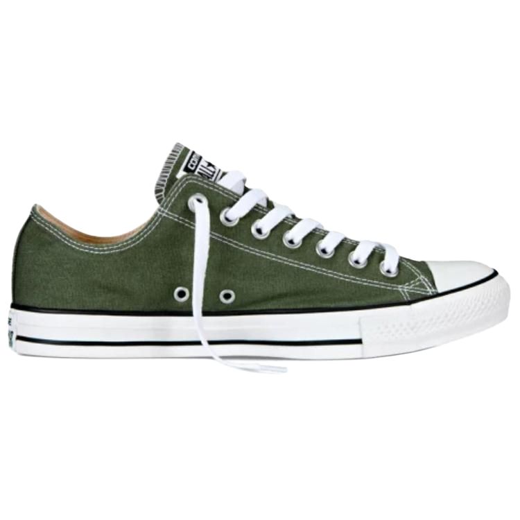 Converse All Star Ctas Ox Comfortable Versatile Low Top Canvas Shoes Unisex Sneakers Green 151184C