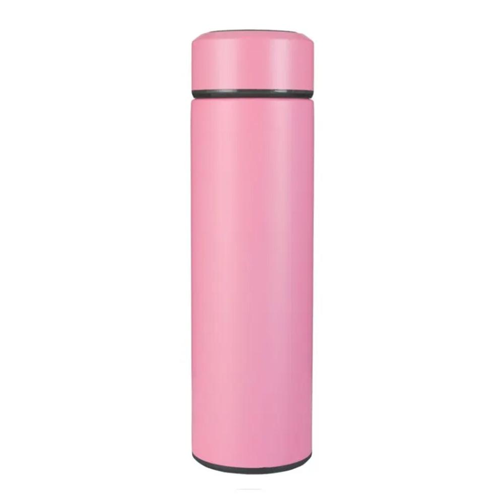 500ML Smart Insulation Stainless Steel Colorful Cup Mini Thermos Cup Water Bottle Led Digital Temperature Display Thermos
