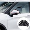 For Mitsubishi Outlander 2022 2023 Car Sticker Rearview Side Mirror Cover Wing Cap Exterior Door Rear View Case Trim Carbon Auto