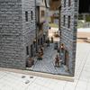 10Pcs Miniature Scale Bricks Model Walls For 1/16 1/25 Architecture Building Landscape/Craft/Dollhouse Decoration/Dioramas Kits