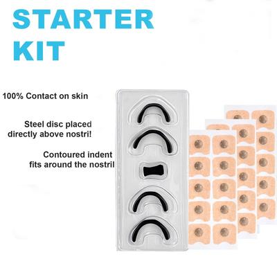 Anti-Snoring Nasal Dilator Starter Kit - Magnetic Breathing Strips To Improve Sleep Quality & Enhance Athletic Oxygen Intake