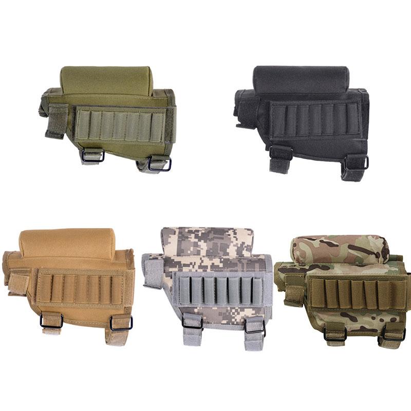 Stock Butt Bag Tactical Pouches Multifunctional Magazine Pouch for Ammo Storage Reload Suppressor Shotgun Shell Holder 5