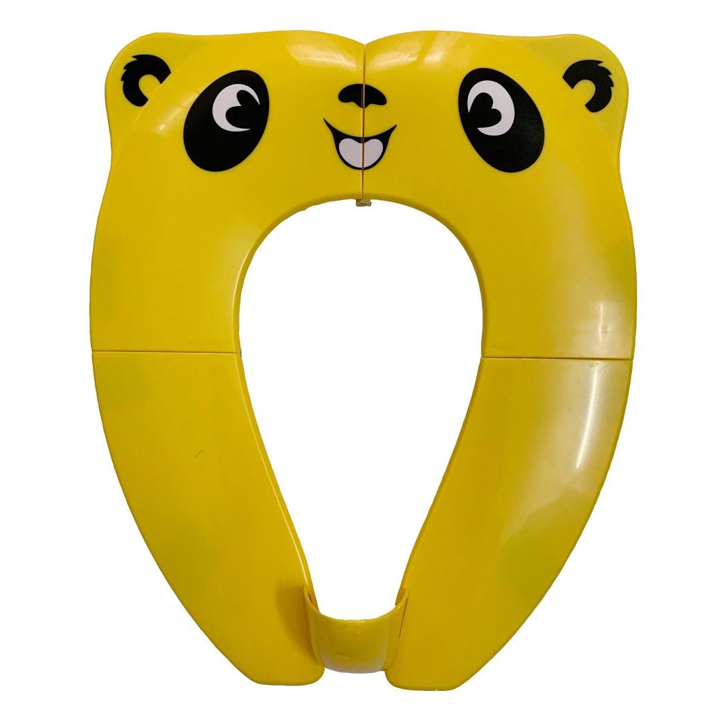 Children's Foldable Toilet Seat Children's Auxiliary Toilet Travel Toilet Seat with Splash-proof