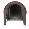 Tunnel Tent for 3 Persons Brown Waterproof