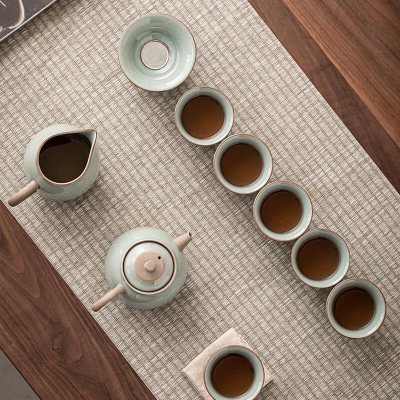 Soshi Ceramic Ge Kiln Kung Fu Tea Set