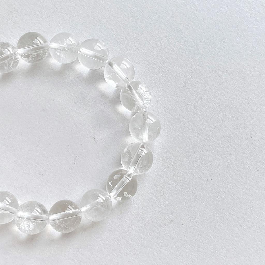 10Mm Natural White Crystal Bracelet Bracelet