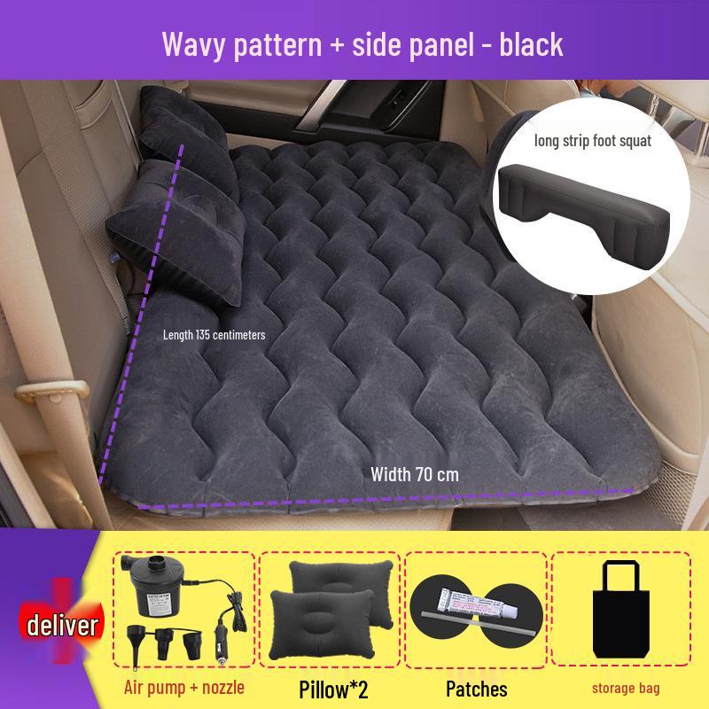 Car Back Seat Inflatable Mattress - Travel Air Cushion Bed