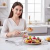 Thickened Bakery Food Tongs Hollow Out Kitchen Cooking Tongs Durable BBQ Clamp  Restaurant Supplies
