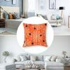 Happy Halloween scary spider web Pillow Case Short plush Double-sided Print Square Throw Pillow Covers Sofa Home Cushion Decor