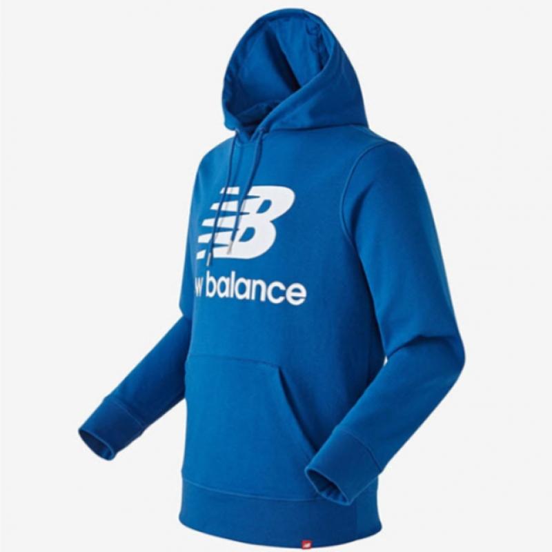 New Balance Men S eSSentialS Stacked Logo Hoodie Nbn0c46011 chooSe 1 Of 4