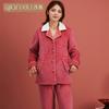 [Verschiedene Stile] Kompound-Imitations-Lammwoll-Pyjama Winter Samt Verdickt Pelz Integrierte Loungewear Hellrot