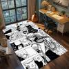 Naruto Shippuden Rug Carpet Non Slip Washable Floor Mat Large Area Rug for Bedroom Home Decor