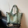 Casual cloth bag women's 2025 new shoulder bag large-capacity class tote bag messenger bag