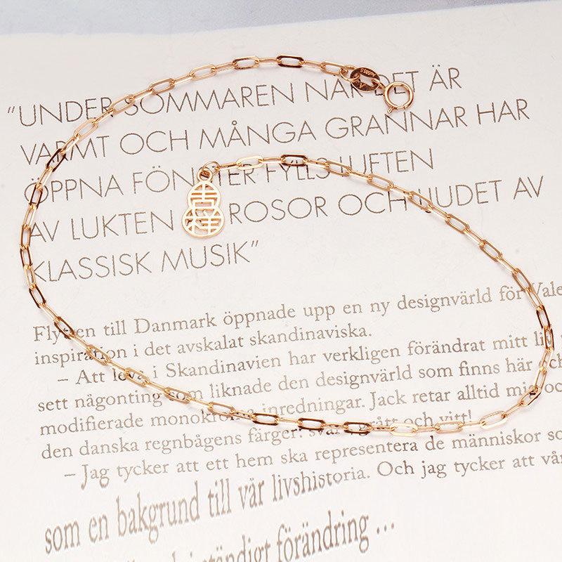 Фиолетовый Золотой Благоприятный Бренд Браслет на Лодыжку Покрытый Розовым Золотом Тыква Фулу Браслет Бахрома Украшения Женские (21+3cm adjustable chain)