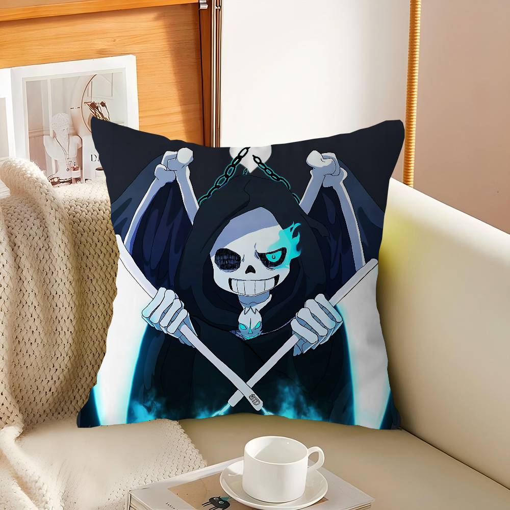 

SANS U-Undertale Decorative Room Aesthetics Pillow Case Home Decor Bedroom Sofa Bed Couch Pillow Cover 45x45 16x16Inch