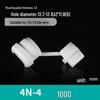 Nylon Cable Clip Set: Power Cord Buckle, Flat Cable Holder, Wire Protector, Cable Tie Tube for Electric Wires