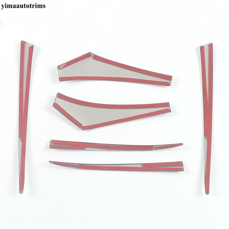 Front Rear Tail Bumper Fog Light Lamp Eyelid Eyebrow Strip Decor Cover Trim For Tesla Model Y  - 2024 Accessories Exterior