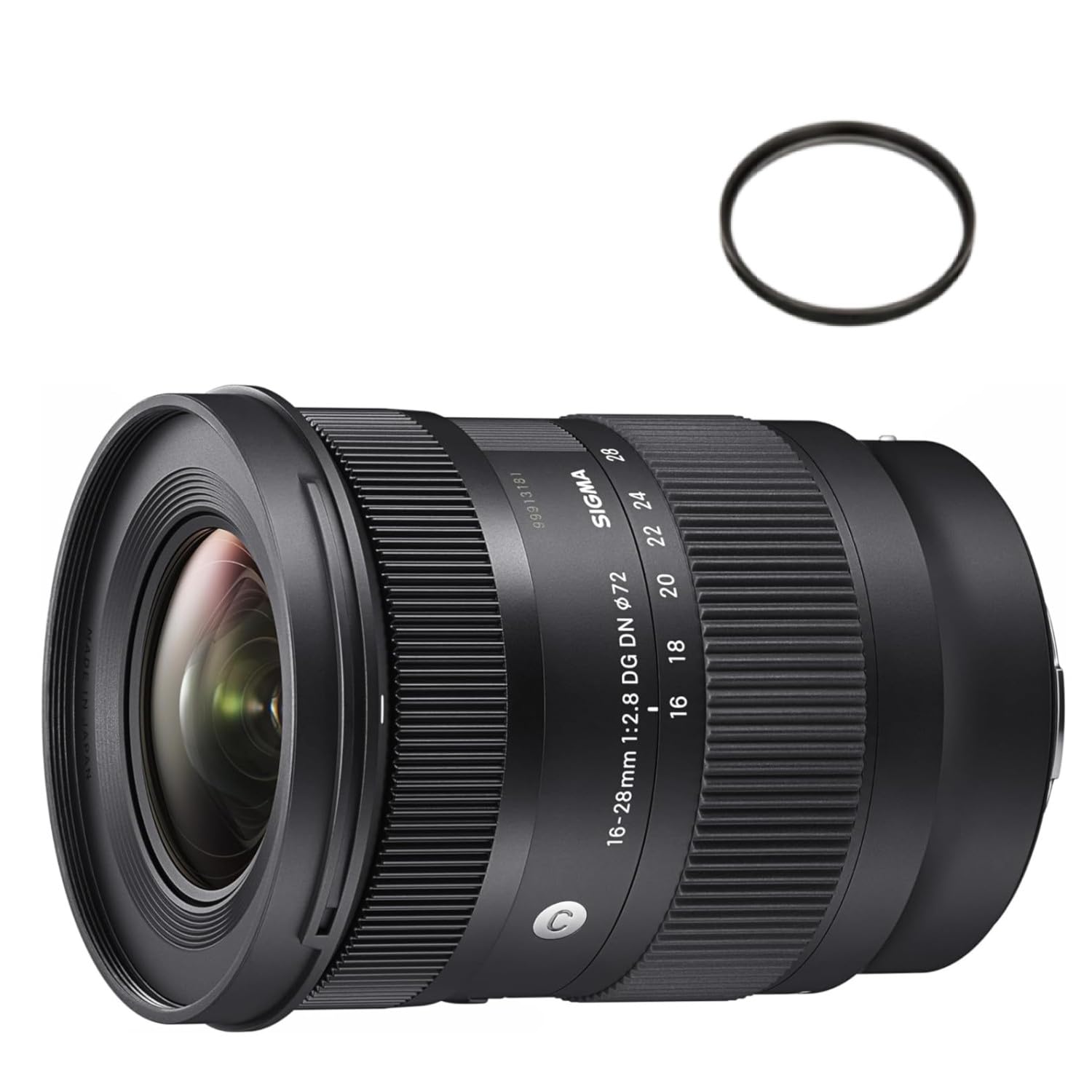 

SIGMA DG DN Sony E mount filter 72mm set 16-28mm F2.8 (C) & 2-piece чорний