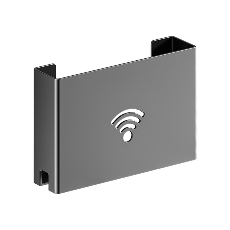 Cutie de depozitare minimalistă pentru router wireless Fără găurire Suport de perete Pentru camera de zi Suport și raft de depozitare pentru router Wifi