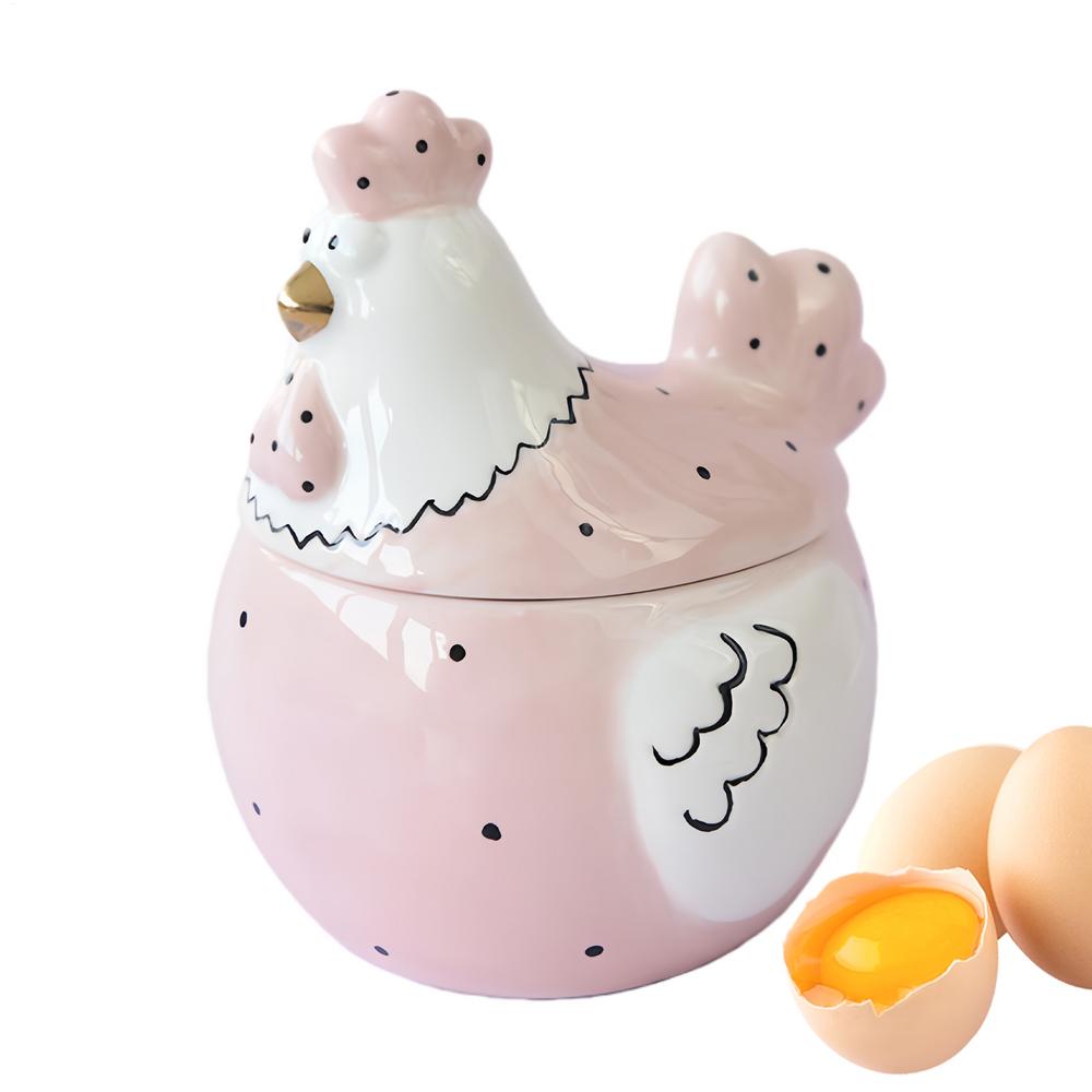 

Ceramic Cookie Jar Chicken Box With Lid Ceramic Storage Jars For Eggs Candy Jewelry Snack Kitchen Counter Bookshelf Living Room