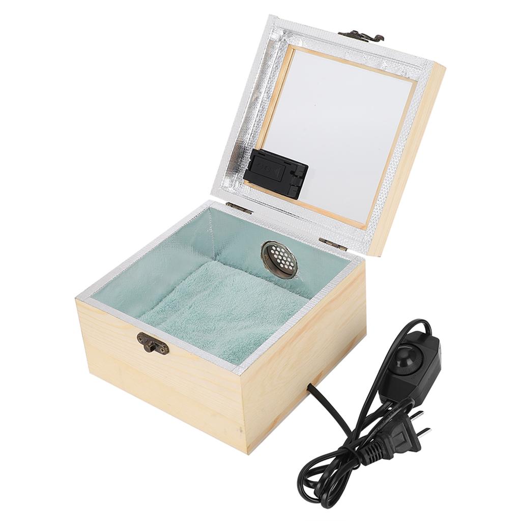 Tragbare Flip Vogel Zucht Box Holz Papagei Warm Inkubator Vogelkäfig